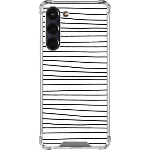 Freehand Stripes Galaxy S24 FE Clear Case