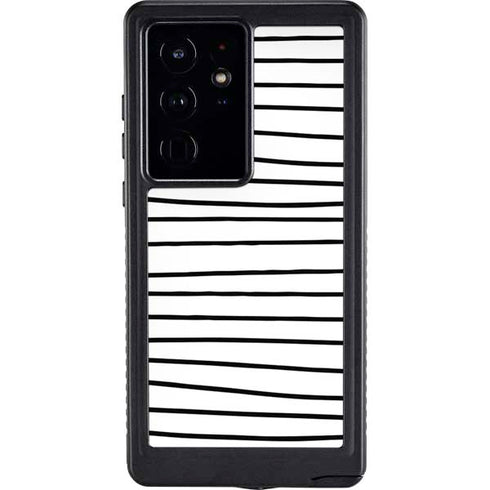 Freehand Stripes Galaxy S24 Ultra Waterproof Case