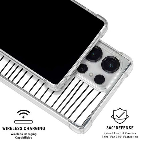 Freehand Stripes Galaxy S26 Ultra Clear Case
