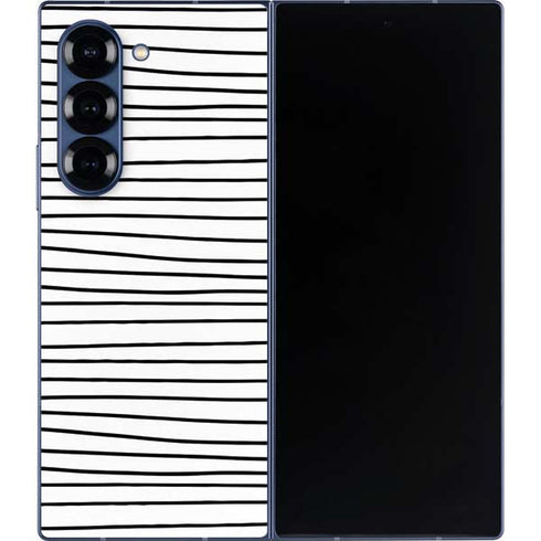 Freehand Stripes Galaxy Z Fold6 Skin