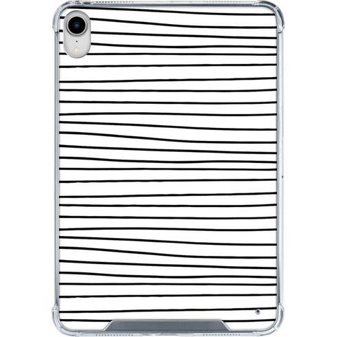 Freehand Stripes iPad 11th Gen (2025) Clear Case