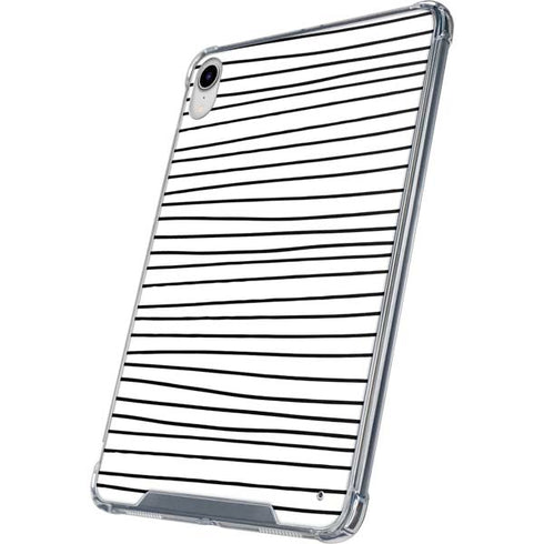 Freehand Stripes iPad 11th Gen (2025) Clear Case