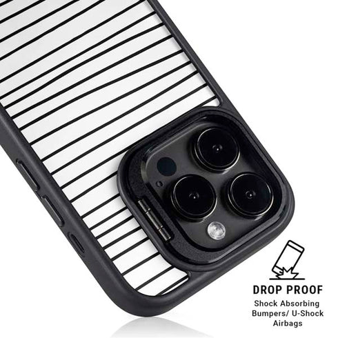Freehand Stripes iPhone 14 Pro Max Kickstand Case