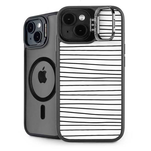 Freehand Stripes iPhone 15 Kickstand Case