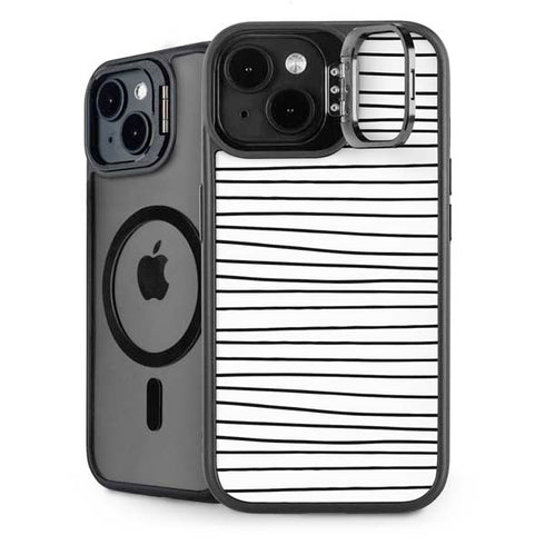 Freehand Stripes iPhone 15 Plus Kickstand Case