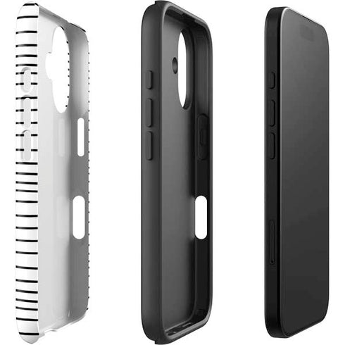 Freehand Stripes iPhone 16 Impact Case