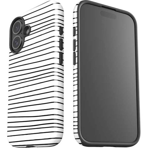 Freehand Stripes iPhone 16 Impact Case