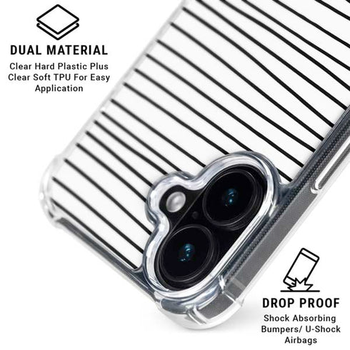 Freehand Stripes iPhone 16 MagSafe Case