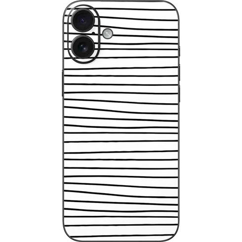 Freehand Stripes iPhone 16 Plus Skin