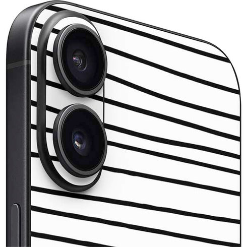 Freehand Stripes iPhone 16 Plus Skin