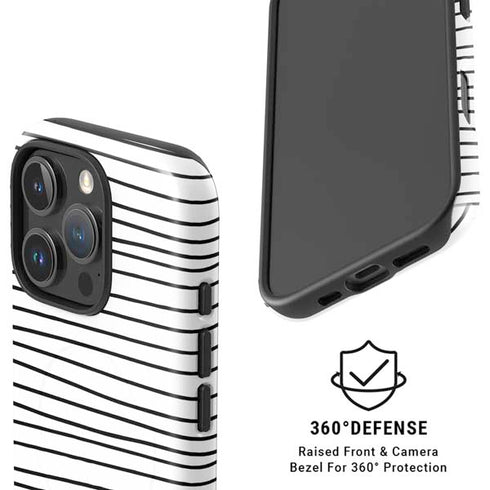 Freehand Stripes iPhone 16 Pro Max Magsafe Impact Case