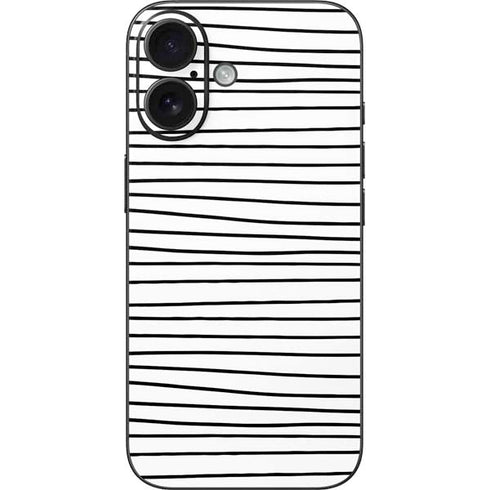 Freehand Stripes iPhone 16 Skin