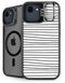 Freehand Stripes iPhone 16e Kickstand Case