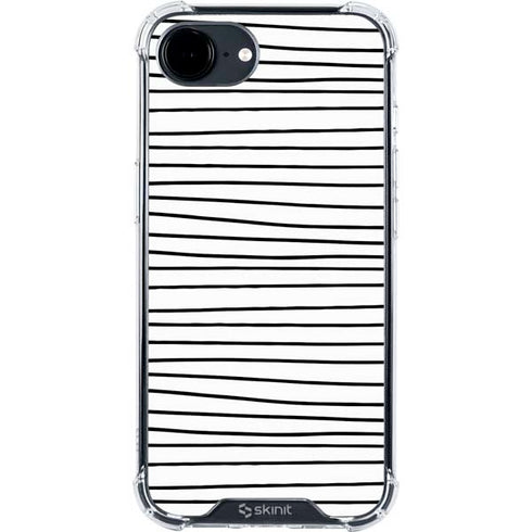 Freehand Stripes iPhone 16e Clear Case