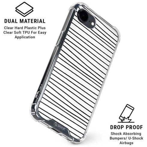 Freehand Stripes iPhone 16e Clear Case