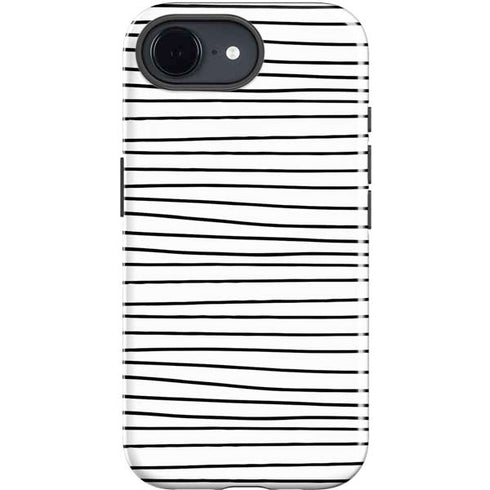 Freehand Stripes iPhone 16e Impact Case