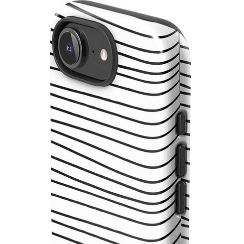 Freehand Stripes iPhone 16e Impact Case