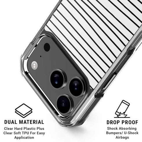 Freehand Stripes iPhone 18 Pro Clear Case