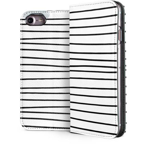 Freehand Stripes iPhone 7 Folio Case