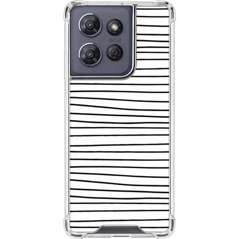 Freehand Stripes Moto G 5G (2025) Clear Case