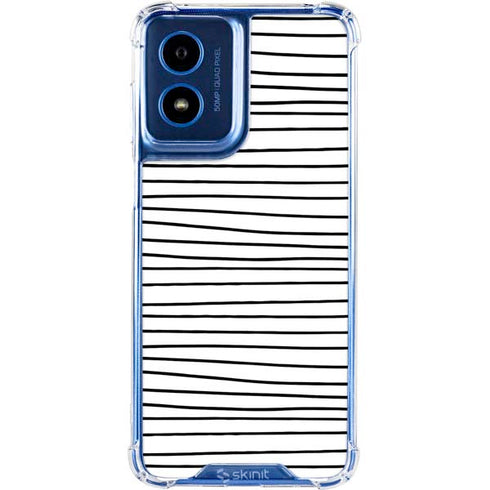 Freehand Stripes Moto G 5G (2024) Clear Case