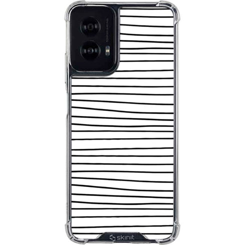 Freehand Stripes Moto G Power 5G (2024) Clear Case