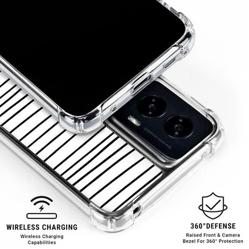Freehand Stripes Moto G Power 5G (2024) Clear Case