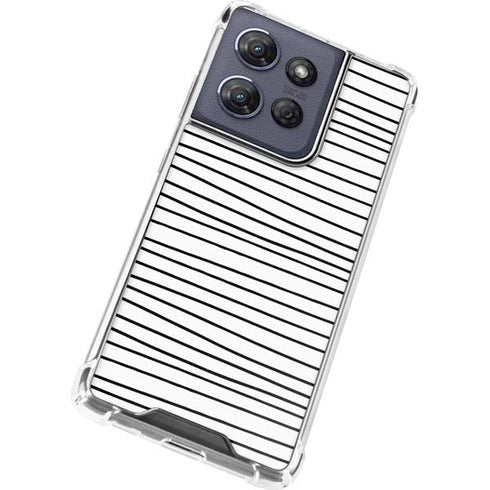 Freehand Stripes Moto G Stylus 5G (2025) Clear Case