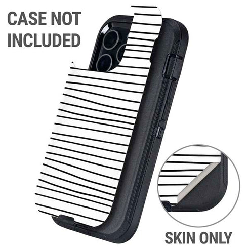 Freehand Stripes Otterbox Defender iPhone Skin