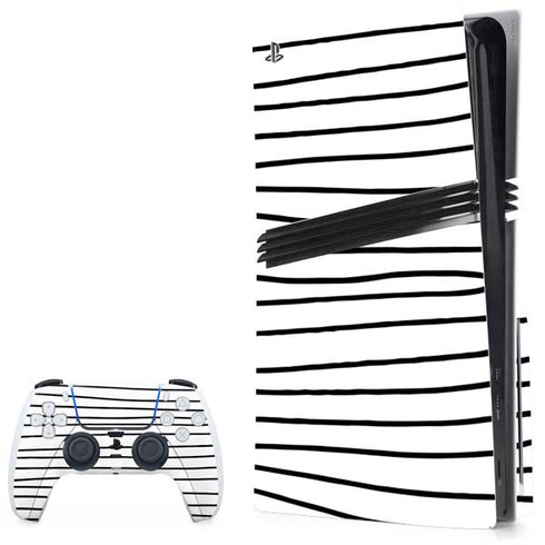 Freehand Stripes PS5 Pro Disk Bundle Skin