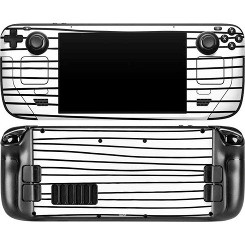 Freehand Stripes Steam Deck Handheld Gaming Computer OLED Skin
