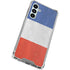 French Flag Distressed Galaxy A16 5G Clear Case