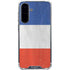 French Flag Distressed Galaxy A36 5G Clear Case