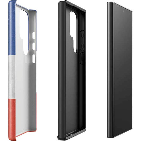 French Flag Distressed Galaxy S23 Ultra Pro Case