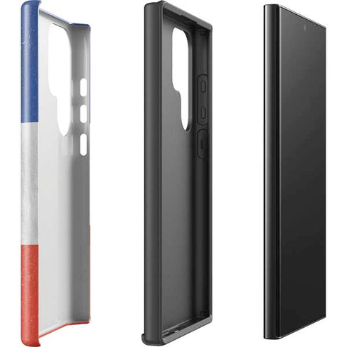 French Flag Distressed Galaxy S25 Ultra Impact Case