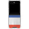 French Flag Distressed Galaxy Z Flip6 Clear Case