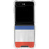 French Flag Distressed Galaxy Z Flip6 Clear Case