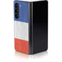 French Flag Distressed Galaxy Z Fold5 5G Skin