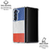 French Flag Distressed Galaxy Z Fold6 Clear Case