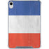 French Flag Distressed iPad 11th Gen (2025) Clear Case