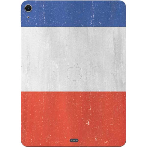 French Flag Distressed Apple iPad Air Skin