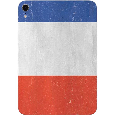 French Flag Distressed Apple iPad Mini Skin