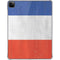 French Flag Distressed iPad Pro 11in (2024) Clear Case