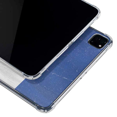 French Flag Distressed iPad Pro 11in (2024) Clear Case