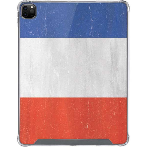 French Flag Distressed iPad Cases