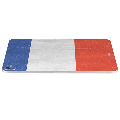 French Flag Distressed iPad Pro 13in M4 (2024) Skin