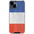 French Flag Distressed iPhone 15 Clear Case