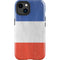 French Flag Distressed iPhone 15 Impact Case