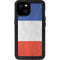 French Flag Distressed iPhone 15 Plus Waterproof Case