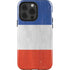 French Flag Distressed iPhone 15 Pro Impact Case